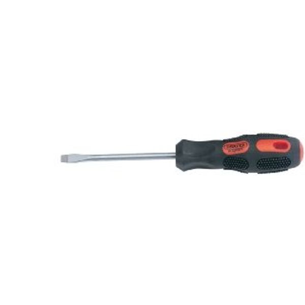 6X38MM PLAIN SLOT S/DRIVER BLK