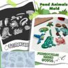 Pond Animals Mold for Polyclay Air-Dry Clay Plaster 7x3inch