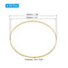 PATIKIL 35mm OD x 33mm ID Beading Hoop, 50Pcs Solid Copper Beading Finding Ring