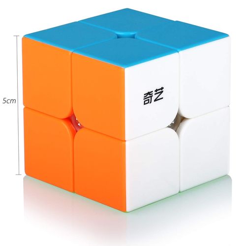 Maomaoyu 2x2 2x2x2 Cube,Speed Magic Cube 2x2,Easy Turning 3D Puzzle Cube Games Toys Presents for Kids Adults(Stickerless)