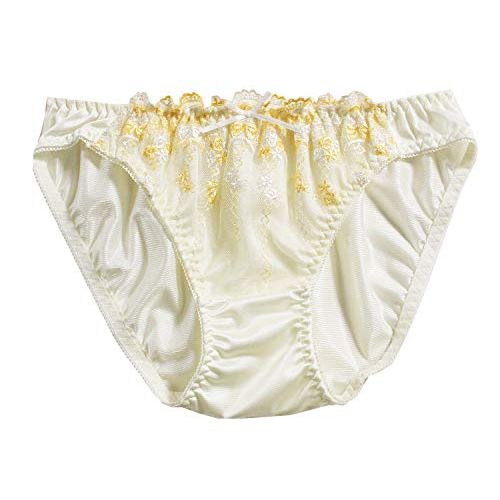 Elegant Petite Tulle Lace Full Back Shorts 4306, cream