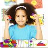 155 Pieces Wooden Puzzle Montessori Pattern Blocks Educational Toy  Development