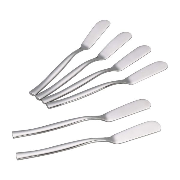 Xowine 12-Piece Cheese Spreader Knives, Stainless Steel Butter Spreader Knives