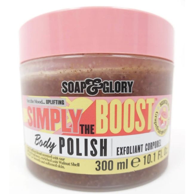 Soap & Glory Simply The Boost Exfoliating Body Scrub Smoothing Polish - 10.1 oz.