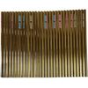 Gold Passing Pentagonal Pencils HB60 Piece Set with Gold Pray