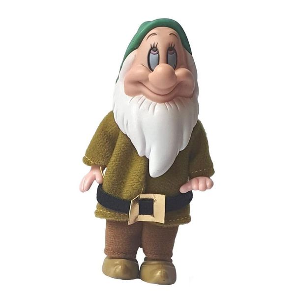 Bashful from seven Dwarf of Snow White, mini PVC 4.5" Poseable figure movable