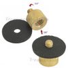 TWO 3/8" to 1/4" Tripod Thread Reducer / Adapter Brass
