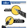 LABEAR - 3pcs Double-Ended Screwdriver Bit for Leatherman Multitool Accessories, #1-#2 Phillips Flat Screwdriver Bits (Not Included SKELETOOLS)