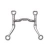 Myler Flat Shank with Sweet Iron Low Port Comfort Snaffle