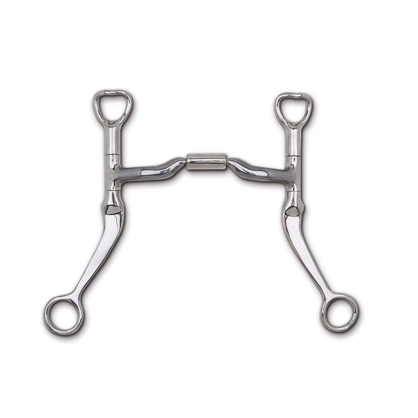 Myler Flat Shank with Sweet Iron Low Port Comfort Snaffle
