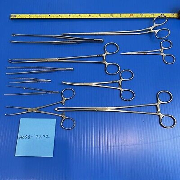 Codman Pilling Weck Sklar Tissue Forceps mixed Lot of 10 pcs