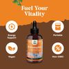 Vegan Vitamin B Complex Liquid - 9-in-1 Liquid B Complex Vitamins 120mL