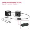 Hama Sonic Mobil 185 Notebook Speakers, Black & Silver