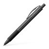 Faber-Castell 148888 - Kugelschreiber Basic Black Carbon, Mine B, schwarz