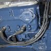 7mm Blue Deluxe Small Block Chevy Under Exhaust Spark Plug Wire Loom Set