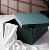 Foldable Decorative Cardboard Box (37 x 28 x 13 cm, Black)