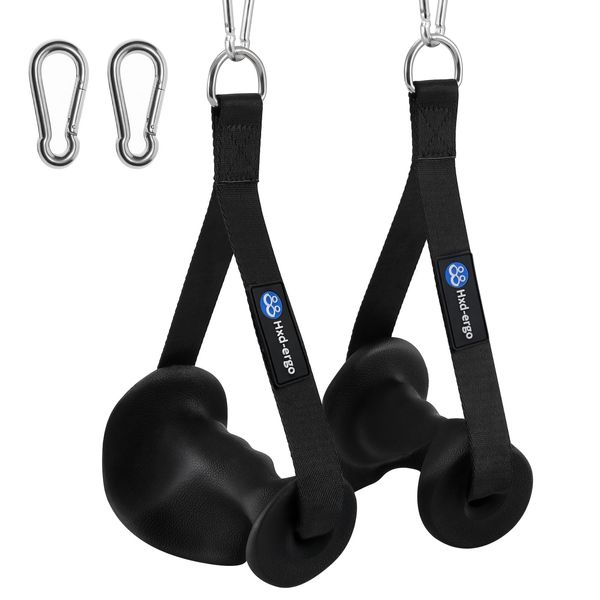 HXD-ERGO Ergonomic Exercise Handles for Cable Machine Attachments, Pilates, Strength Training Workout，Resistance Bands Heavy Duty Working Out Handles Accessories