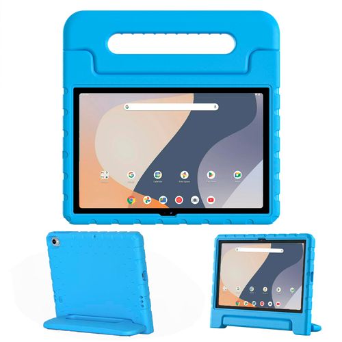 SIMPLEWAY Kids Case for Onn 10.1 Tablet Case 2024 Gen 4(Model:100135925),EVA Shockproof Lightweight Handle Stand Cover for Onn Tablet Case,Blue