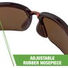 Crossfire ES5 Premium Safety Eyewear Ultralight Frame and Adjustable Nosepiece
