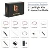 BrickBling Light Kit Compatible with Lego TIE Interceptor Building Kit (No Model), Remote Control Version Lights Compatible with Lego 75382