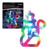 The Christmas Workshop Multi Coloured LED Window Light Snowman