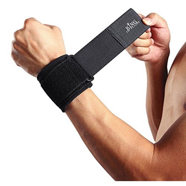 KING OF FLASH Protective Wrist Support For Carpal Tunnel, Sports, Repetitive Strain, and Arthritis, Wrist Wraps (One Piece)