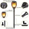 4 Pack Solar LED Flame Lamp Flickering Torch Light Outdoor Fire 96 LED Light