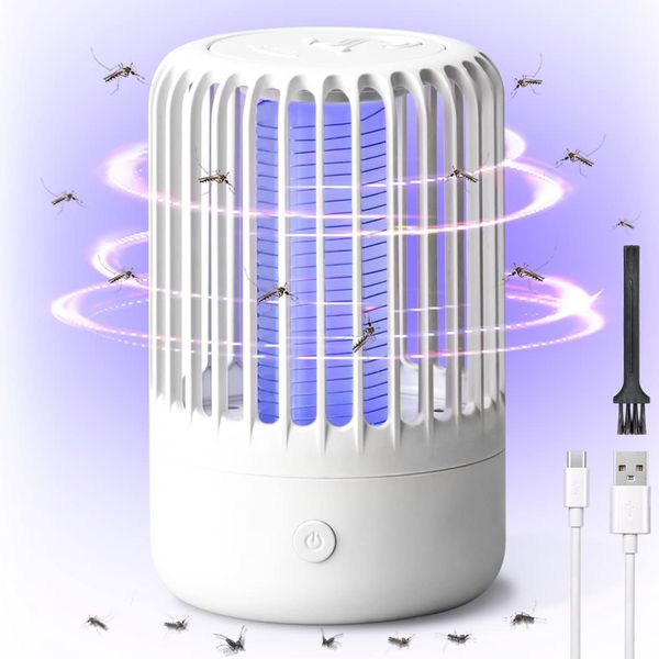 Mosquito Killer Lamp, Bug Zapper Electric UV Light Insect Killer, 360° Powerful Insect Repellent Pest Control Traps for Indoor and Outdoor