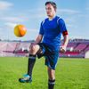 ibasenice Captain Mark Soccer Armband Adjustable Elastic (Red)