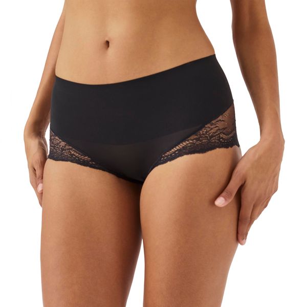 SPANX Women's Undie-Tectable Lace Hi-Hipster Panty Black Medium