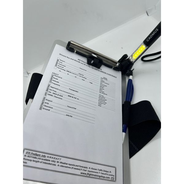 IFR PILOT WRITING PAD COMPATIBLE WITH PILOT KNEEBOARDS (A5 Size, 80-Sheet)