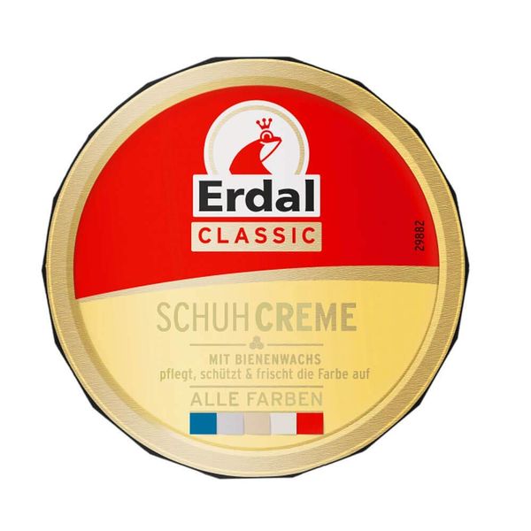 Erdal Dosencreme Schuhcreme mit Bienenwachs - nährt und pflegt das Leder, farblos, 1er Pack (1 x 75 ml)