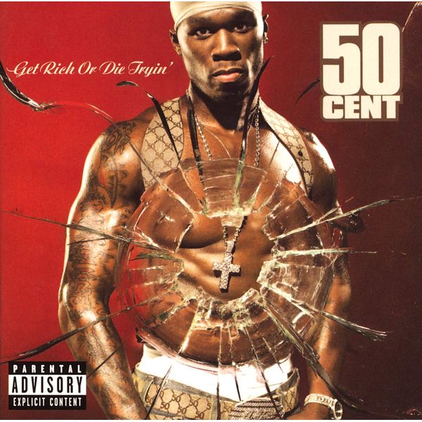Get Rich or Die Tryin' - Explicit Lyrics, Clear Colored Vinyl 2XLP
