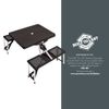Black Miami Dolphins Field Portable Picnic Table