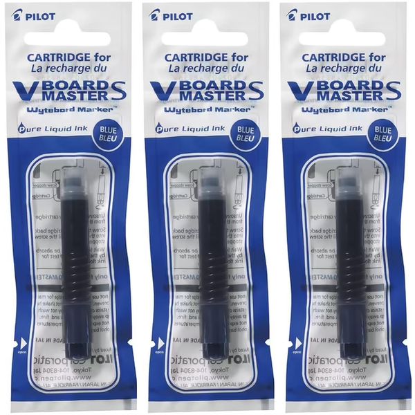 Pilot V Board Master S Refill WBSVS - Blue - Pack of 3