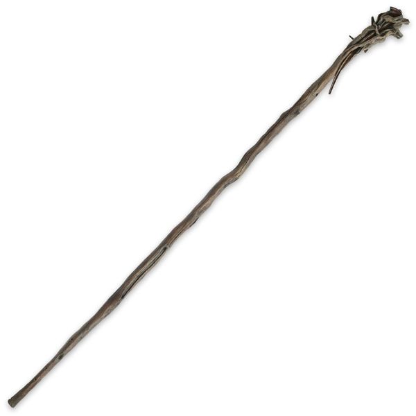 United Cutlery Lord of The Rings Gandalf The Grey Staff with Pipe - Authentic Movie Prop Replica, Polyresin Construction - Must Have for Collectors - 69” Overall