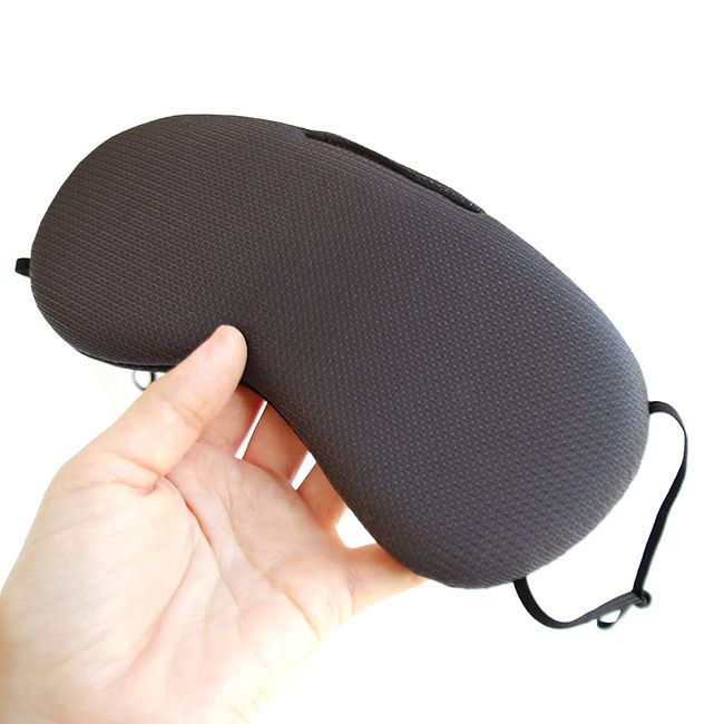 Vanguard Eye Mask Summer Comfortable Not Stuffy Coolmax Cool Max (Car Travel Airplane Sleep Rest) Made in Japan Gray