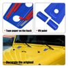 Pack (2) Front Engine Hood Hinge Cover for Jeep 2-Door 4-Door 2007-2018