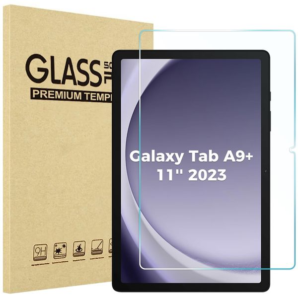 ProCase 1 Pack Screen Protector for Galaxy Tab A9 Plus 11 Inch 2023, Tempered Glass Screen Film Guard for 11" Galaxy Tab A9+ Plus Tablet (SM-X210/X215/X216/X218)