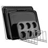 Kitchen Pot Lid Holder Organizer, Rack Cutting Boards, Bakeware, Reusable Containers, Plates