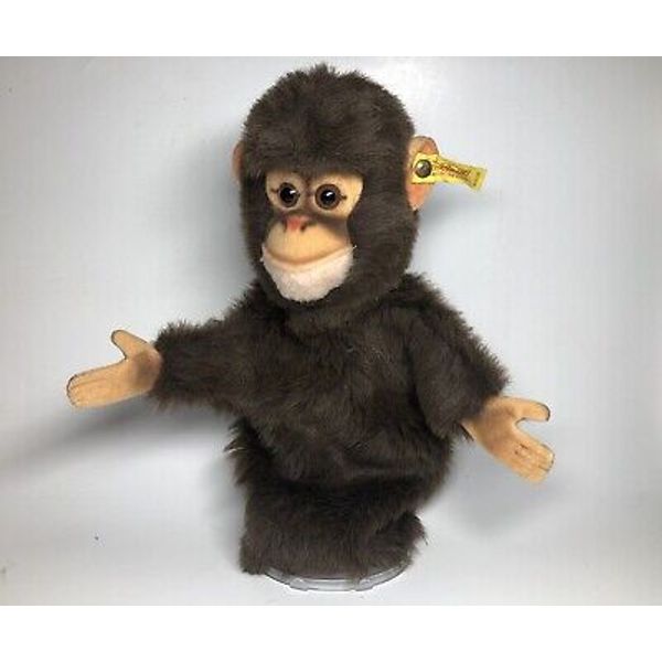 Vintage Steiff JOCKO Monkey Hand Puppet Doll Toy -  6991/30 Made in Germany