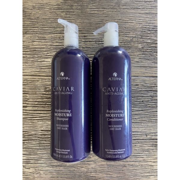 Alterna Caviar Replenishing Moisture Shampoo & Conditioner 33.8 OZ Each