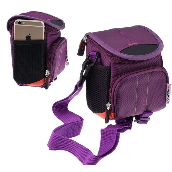 Navitech Purple Mini PC Case/Bag for The ASUS VivoMini Mini PC