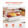 VEVOR Countertop Food Serving Display Container 5 Pan Condiment Dispenser