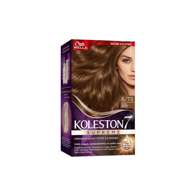 Wella Koleston Supreme Saç Boyası 6/73 Toffee Çikolata Kahvesi