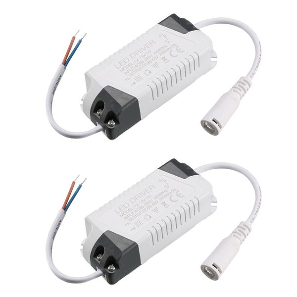 2PCS 12-18W 300mA AC85-265V Output LED Driver 36-65V DC