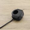 Micro Traders Motorcycle Handlebar Switch 22mm 7/8 Inch Handlebar Headlight Control Push Button Switch Waterproof 12V On/Off Switch with White LED Indicator