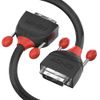 LINDY 5m DVI-D Dual Link Cable, Black Line