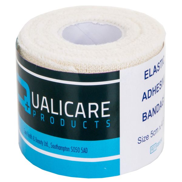 Elastic Adhesive Bandage Dressing - 5cm x 4.5m - Medical Sports Strapping Tape