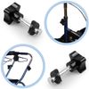 PEUTIER 4 Sets Rollator Walker Replacement Knobs, Universal Replacement Arm Adjustment Knobs with Screws Washers Rollator Knob Accessories Rollator Walker Parts for Rollator